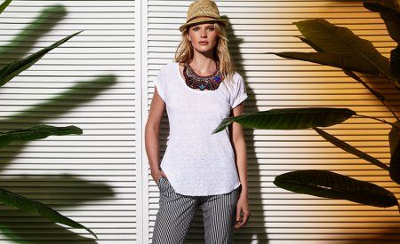 Ганна Вяліцина в рекламній кампанії колекції Suite Blanco весна-літо 2013
