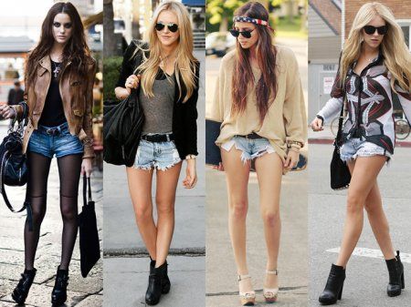 Модні джинсові шорти весна-літо 2013: як підібрати і з чим поєднувати