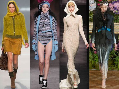 Мода осені 2013: стильні шарфи і хустки