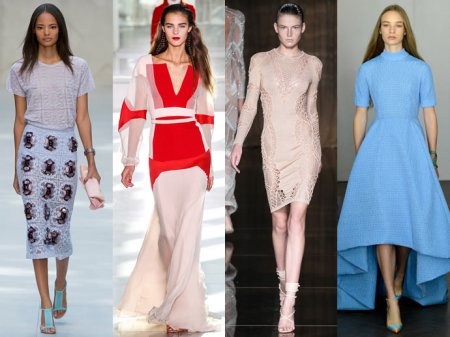 Тренди весняних колекцій 2014 року, представлених на Тижні моди в Лондоні: елегантність і жіночність