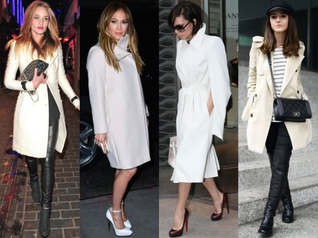 Поради стилістів: як і з чим носити біле пальто