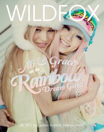 Молодіжна мода. Попередня осіння колекція Wildfox Couture Rainbow Dream Girls 2014