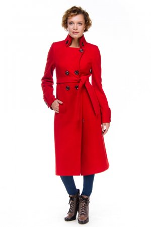 Жіноче драповое пальто