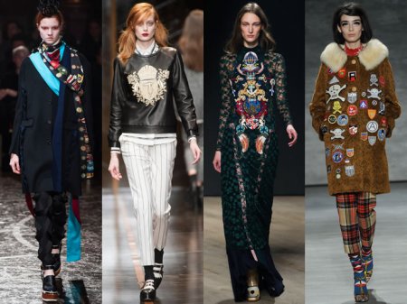 Новий тренд сезону осінь-зима 2014-2015 - одяг з емблемами
