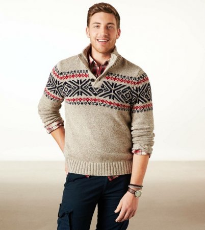 Як носити чоловічий пуловер, светр, кардиган, джемпер, водолазку?
