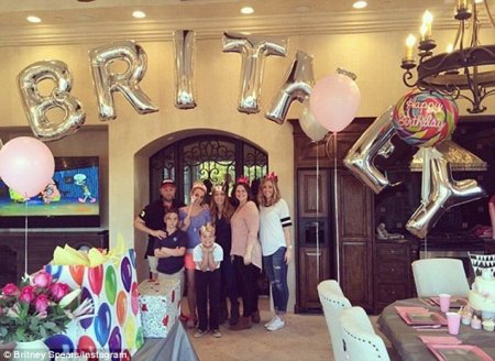 Бритни Спирс отпраздновала день рождения в кругу семьи